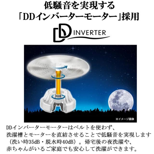 ハイアール JW-UD80A-W 全自動洗濯機 8.0kg ホワイト DDインバーターモーター お急ぎコース10分 しわケア脱水 Haier (法人限定) (代引不可)