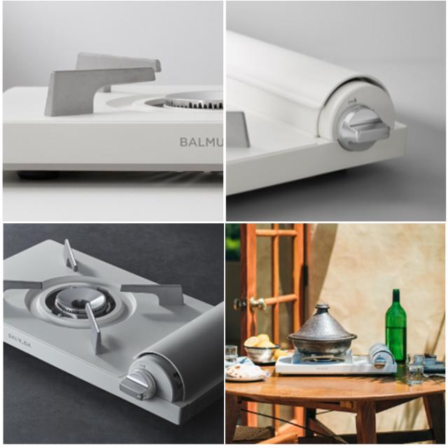 バルミューダ KGS01JP-WH テープコンロ 白いこと 身寄り用 Table Stove 速見表暖房器 膳だて 一皿分の料理 着飾る 卓上 ヒートパネル操作手順 BALMUDA
