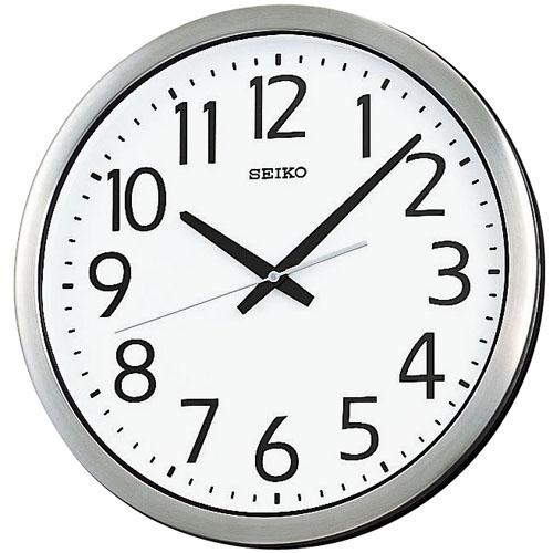 セイコー KH406S 掛時計 スイープ 金属枠 SEIKO