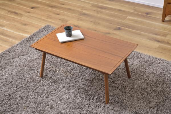 東谷 KT-212 コタツ ライトブラウン センターテーブル ミニ コンパクト 一人使い オールシーズン AZUMAYA (代引不可)の通販は