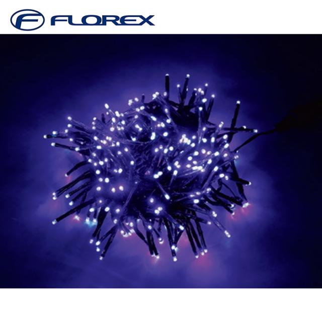フローレックス KT-3457 300球クラスターライトホワイトブルーLED (連結可) イルミネーション クリスマス Xmas FLOREX (代引不可)