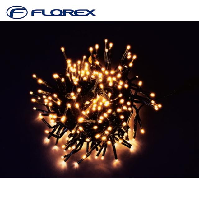 フローレックス KT-3458 300球クラスターライトゴールドLED (連結可) イルミネーション クリスマス Xmas FLOREX (代引不可)