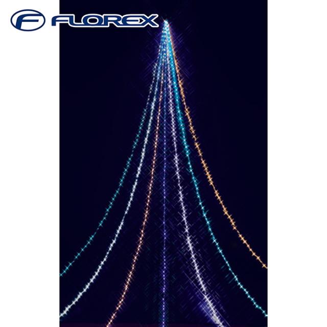 フローレックス KT-3765 5MニュージュエルカラーLEDドレープライト イルミネーション クリスマス Xmas FLOREX (代引不可)