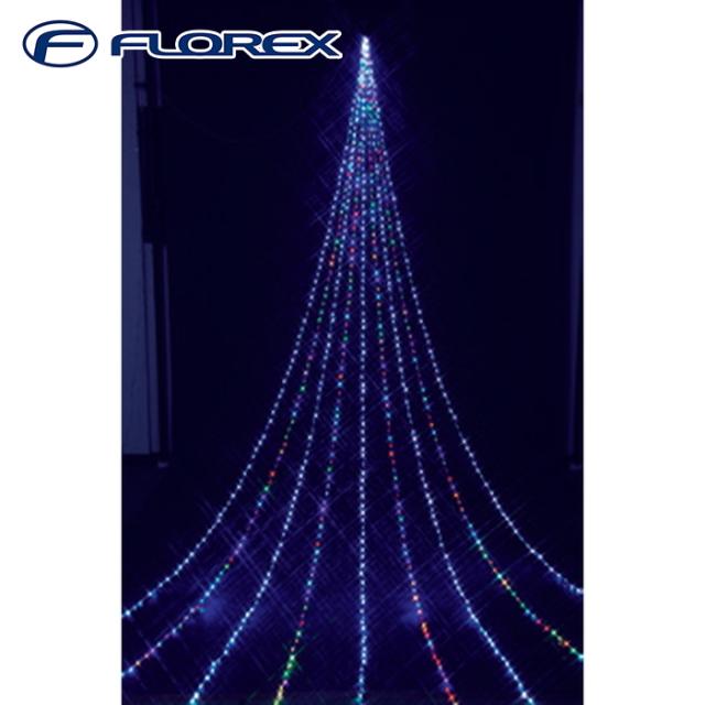 フローレックス KT-3826 10Mホワイト＆RGBカラードレープライト イルミネーション クリスマス Xmas FLOREX (代引不可) 52,088円