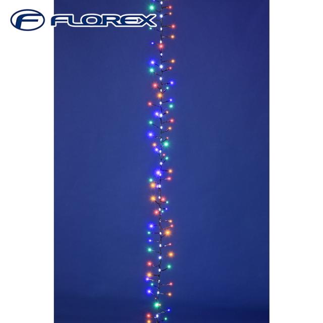 フローレックス KT-3870 300球ストリーマーエフェクトマルチクラスターライト ストリングライト イルミネーション クリスマス Xmas FLOREX (代引不可)