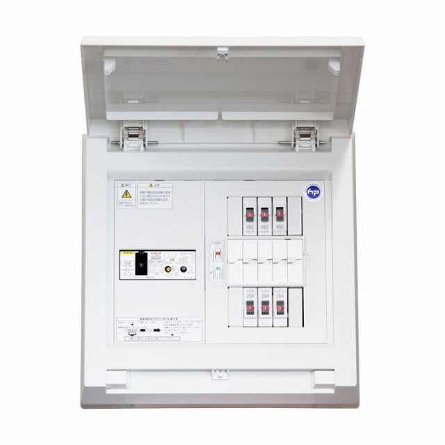 テンパール工業 MAG3508M スタンダード住宅用分電盤 扉付 50A 1EX6 2EX2