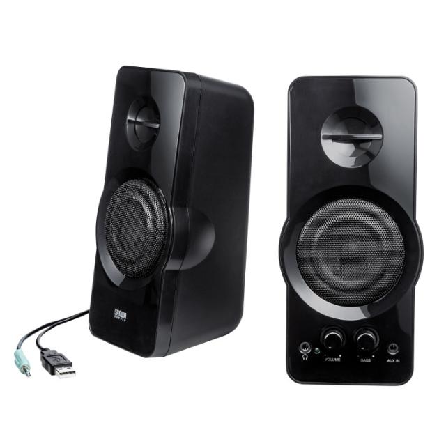 サンワサプライ MM-SPL19UBK ハイパワーUSB電源スピーカー SANWASUPPLYの通販は