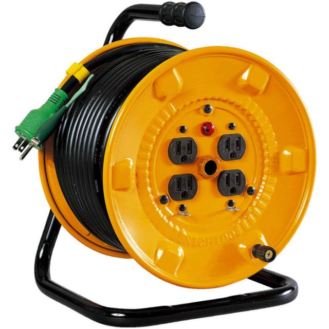 日動工業 NNP-E34 電工ドラム 100V 屋内型 アース付 30m NICHIDO