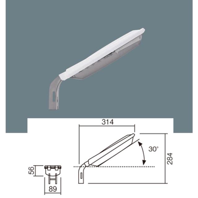 パナソニック NNY20338LE1 電力柱取付型 LED防犯灯 4台セット 昼白色 明るさセンサ内蔵 AreaLux パネル付型 防雨型 防まつ型 屋外照明 防犯照明 街路灯 Panasonic_2