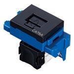 パナソニック NR3180B ぐっとすシリーズ情報モジュラジャック(CAT6A) (埋込型) (ブラック) Panasonic