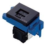 パナソニック NR3180MB 知らせモジュラ手玉(CAT6A) (埋込型) (つや消し黒いこと) Panasonic