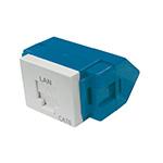 パナソニック NR3460W J−J型モジュラジャック(CAT5E) (埋込型) (プラグ接続型) (ホワイト) (10個セット) Panasonic