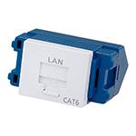 パナソニック NR3470CW アドバンスSJJ型情報モジュラCAT6埋込型プラグ接続型セラミックW (10個セット) Panasonicの通販は