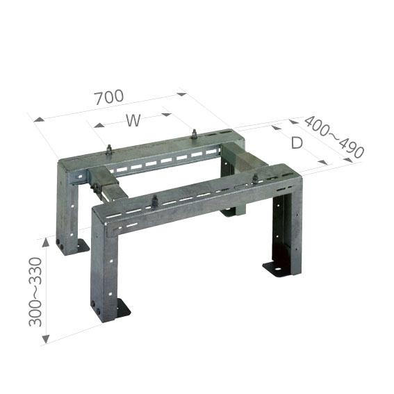 日晴金属 PB-073-SS PBキャッチャー 平地(H300) (法人限定)