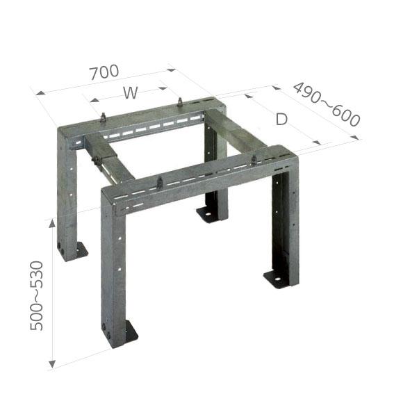 日晴金属 PB-075-S PBキャッチャー 平地(H500) (法人限定)