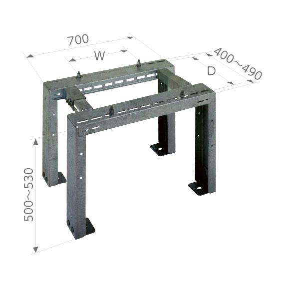 日晴金属 PB-075-SS PBキャッチャー 平地(H500) (法人限定)