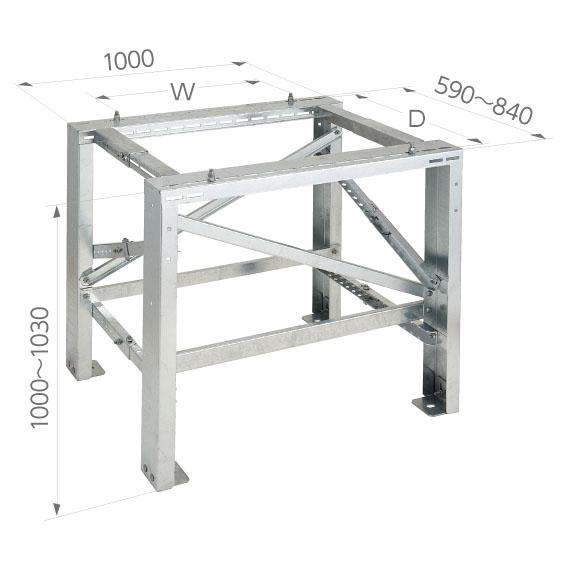 日晴金属 PB-1010-MT PBキャッチャー 平地(H1000) (法人限定)