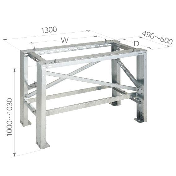 日晴金属 PB-1310-ST PBキャッチャー 平地(H1000) (法人限定)