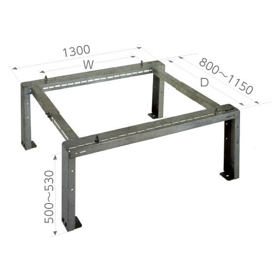 日晴金属 PB-135-L PBキャッチャー 平地(H500) (法人限定)