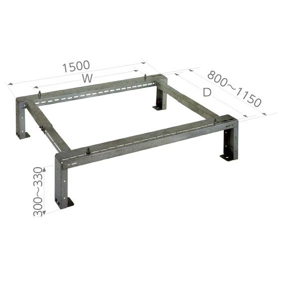 日晴金属 PB-153-L PBキャッチャー 平地(H300) (法人限定)
