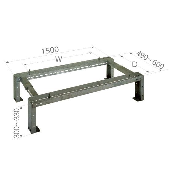 日晴金属 PB-153-S PBキャッチャー 平地(H300) (法人限定)