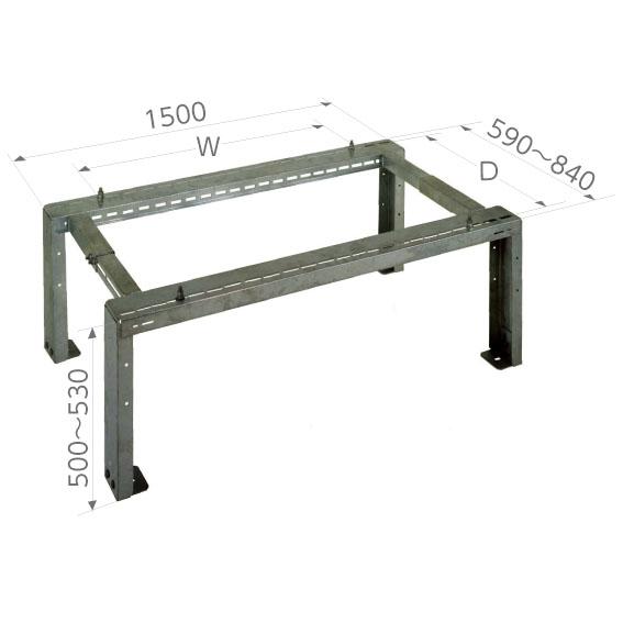 日晴金属 PB-155-M PBキャッチャー 平地(H500) (法人限定)