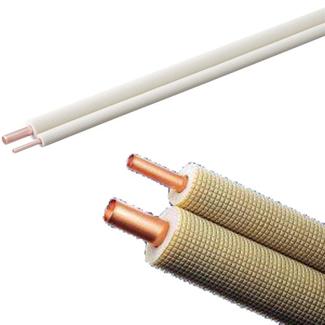 イナバ配管エアコンペアコイル20メートル巻き新品2セット 因幡電工 エアコン配管用被覆銅管 ペアコイル 2分4分 20m PC-2420