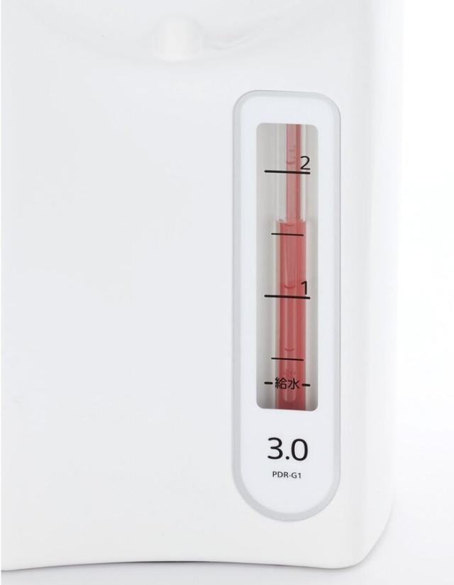 タイガー魔法瓶 PDR-G301-W マイコン電動ポット 3.0L ホワイト 電気ポット 省スチーム設計 家電 TIGER