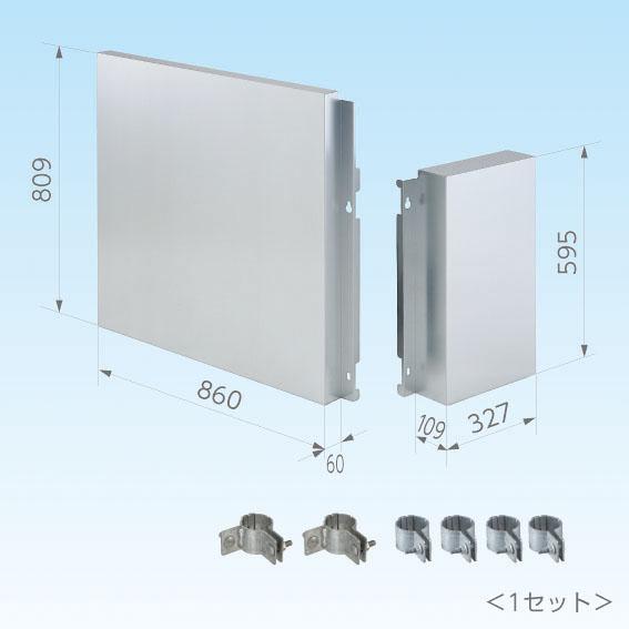 日晴金属 PCキャッチャー 壁面用防雪屋根 PC-RKJ30 （旧品番PC-RKG30