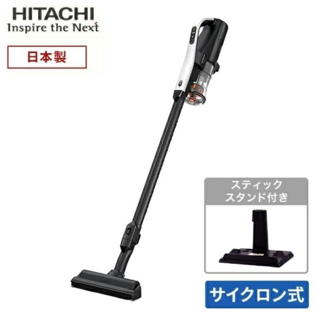 HITACHI スティッククリーナー PV-BL1C4 ホワイト 日立（HITACHI） PV-BL1C4-W ラクかるスティック コードレススティック