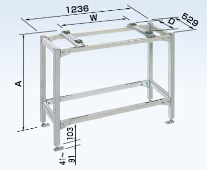 オーケー器材 PAキーパー 高置台 ステンレス K-KHS158G