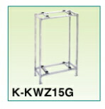 オーケー器材 PAキーパー 二段置台 溶融亜鉛メッキ仕上げ K-KWZ15G (法人限定)