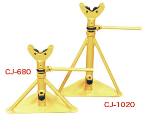 ジェフコム デンサン 通線工具 ケーブルジャッキ（ローラー軸受式）2台セット CJ-1020