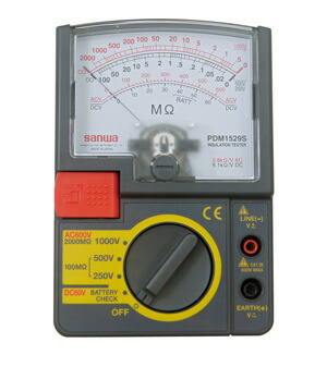 ジェフコム デンサン 絶縁抵抗計 PDM-1529Sの通販は