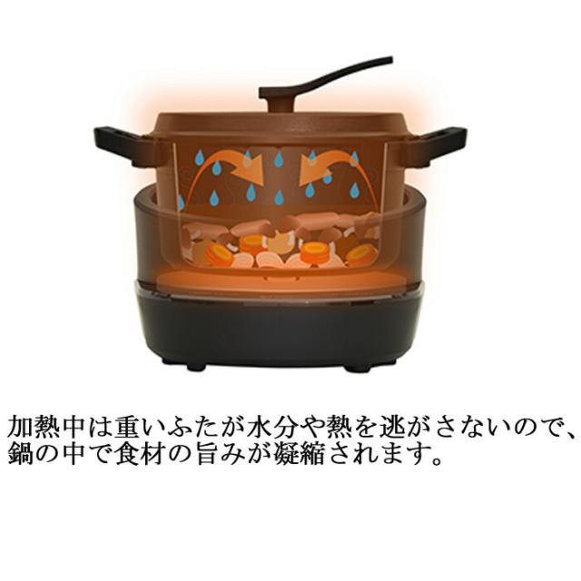 【新品未使用】エムケー精工 水無し電気鍋 コツイラズ 無水調理鍋 エムケー精工 水無し電気鍋20cm コツいらず 送料無料 電気無水鍋 無水