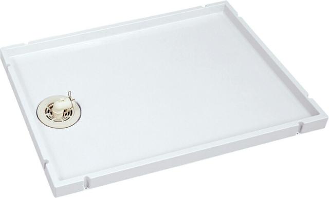 パナソニック GB731・GB881 洗濯機用防水フロアー 900タイプ（ゆったりサイズ） トラップ（下抜き）セット クールホワイト (法人限定)の通販は