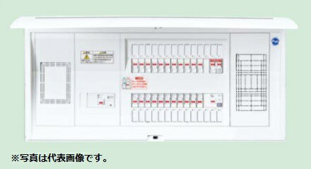 パナソニック BQEF35261J 住宅分電盤 太陽光発電システム対応 単相3線計測電源用ブレーカー内蔵 フリースペース付 リミッタースペース付