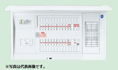 パナソニック BQEF810221C2 住宅分電盤 太陽光発電システム・エコキュート・IH対応 フリースペース付 単相3線計測電源用ブレーカ内蔵 リ