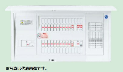 パナソニック BQEF85341C2 住宅分電盤 太陽光発電システム・エコキュート・IH対応 フリースペース付 単相3線計測電源用ブレーカ内蔵 リミッタースペースなし 34+1+1 50A