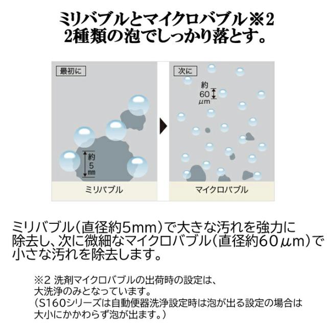 パナソニック XCH1601ZWS アラウーノ 全自動おそうじトイレ S160シリーズ リモコン付 ホワイト 壁排水155タイプ Panasonic_4