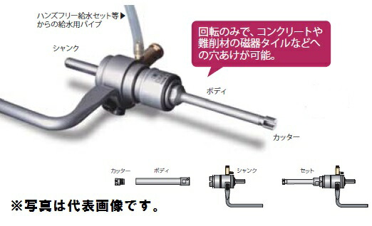 ミヤナガ DMA230BST ミストダイヤドリル ワンタッチタイプ セット