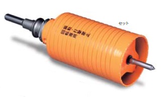 ミヤナガ PCHP100R 乾式 ハイパーダイヤコアドリル セット SDSプラスシャンク 100mm