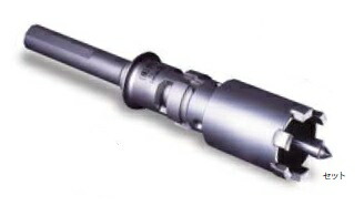 ミヤナガ PCPVD165 瓦用ダイヤコアドリル ストレートセット 16.5mm