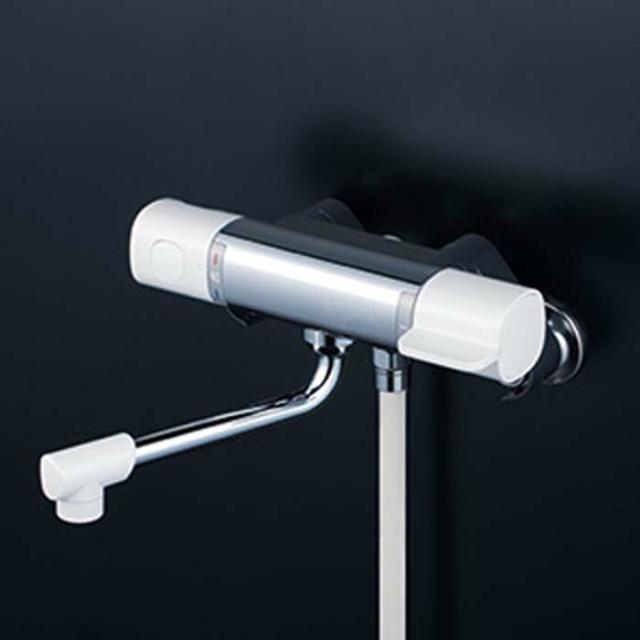 (代引不可)KVK FTB100KPFR2 サーモスタット式シャワー・ワンストップシャワー付(240mmパイプ付)