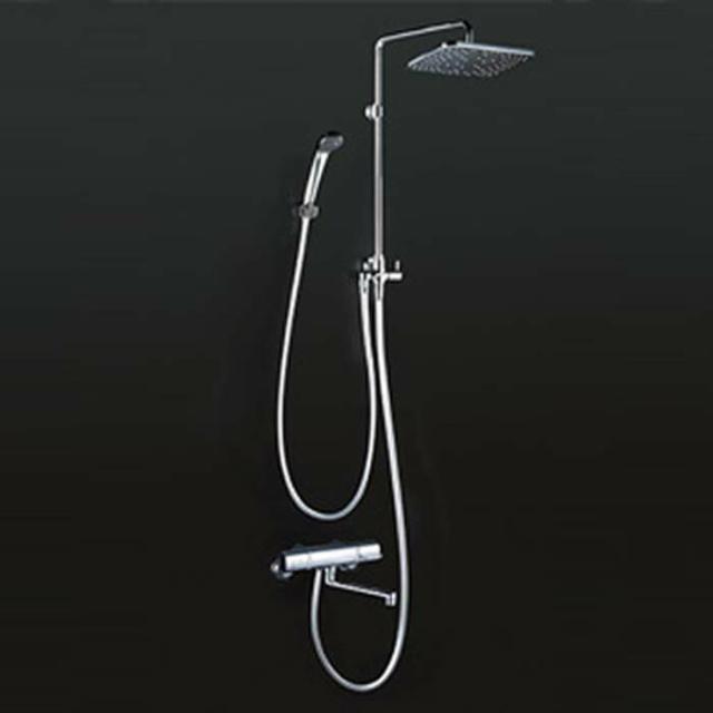 KVK KF3110L オーバーヘッドシャワー付サーモ(角型)(170mmパイプ付)・左仕様(代引不可)の通販は 70,902円