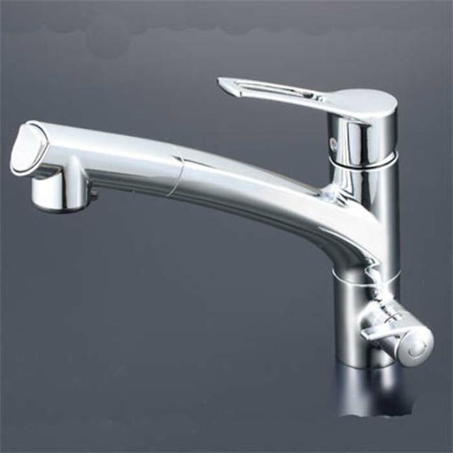 KVK KM5061NSC ビルトイン浄水器用シングルシャワー付混合栓(代引不可)の通販は 72,468円