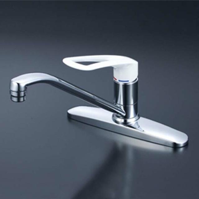 KVK KM5091ZC2 シングル混合栓 長尺ハンドル(寒冷地用)(代引不可) 18,090円