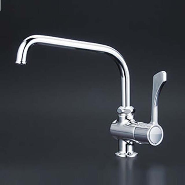 KVK K1802 ワンタッチハンドル付立型自在水栓(代引不可)の通販は 7,860円