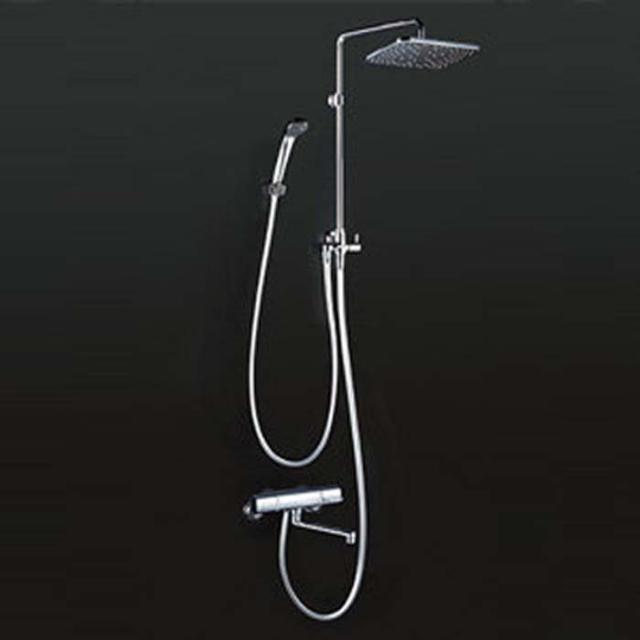 KVK KF3110 オーバーヘッドシャワー付サーモ(角型)(170mmパイプ付)・右仕様(代引不可)