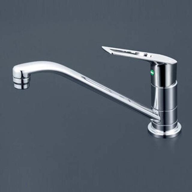 KVK KM5011UTEC 取付穴兼用型・シングル混合栓(eレバー)(代引不可)の通販は